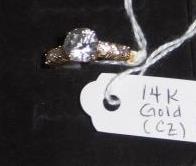14K Gold Diamond Ring  