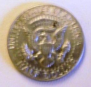 1969 kuberty half dollar  