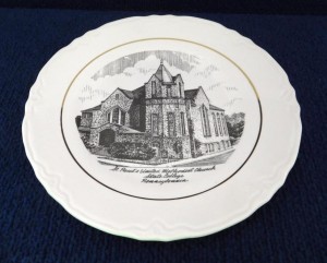 St Pauls UMC Commemorative Plate